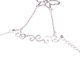 thumbnail image 4 of de mariposa de cristal Esclavo de cadena Eslabón Arnés de mano Plata Salvador Pulsera de cadena de esclavos, 4 of 7