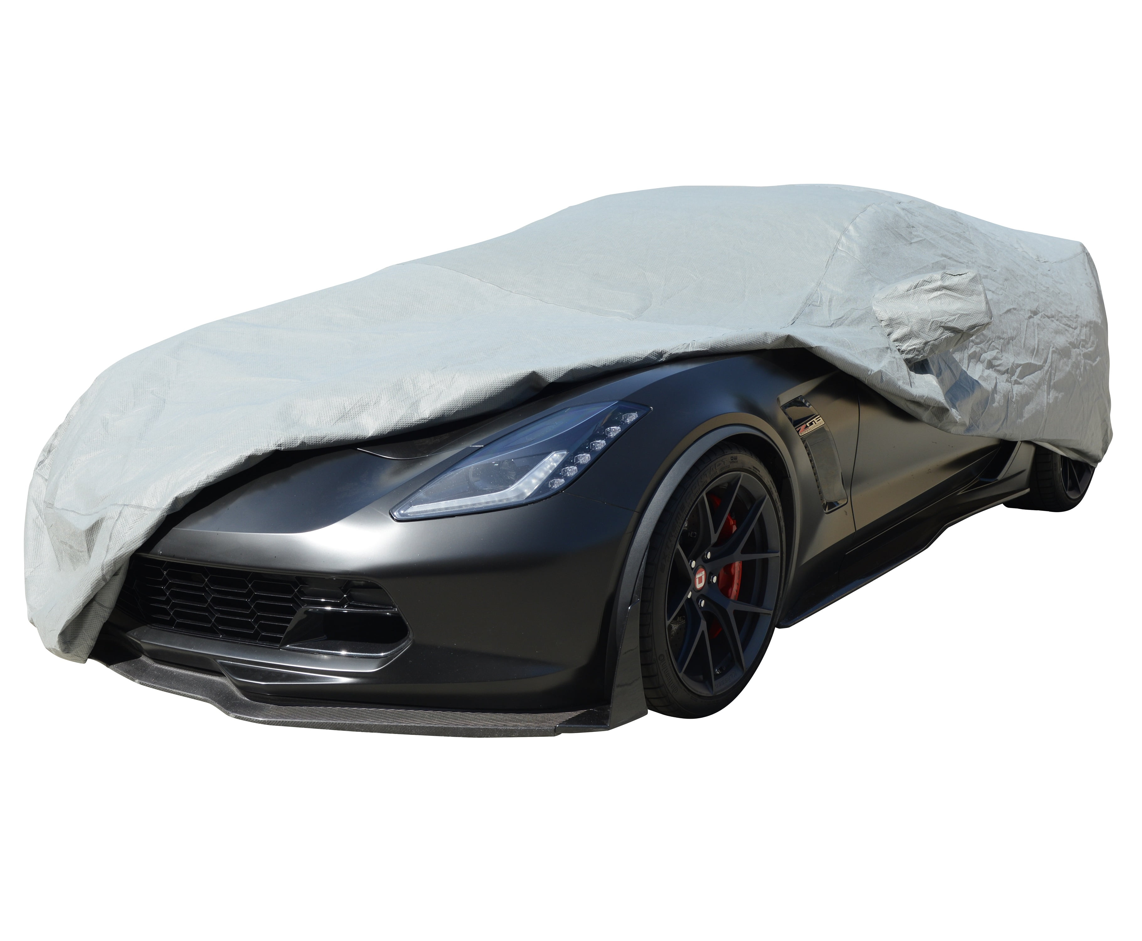 Custom Car Cover Waterproof Cotton Gray for Ford Mustang GT Corba Shelby 2015 2016 2017 2018