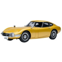 1967 Toyota 2000GT RHD (Right Hand Drive) Gold Metallic 1/18 Model Car by Autoart