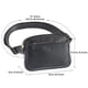 thumbnail image 5 of Kvinnor PU läder bältesväska Crossbody midjeväska Reseaxelväsk, 5 of 5