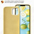 thumbnail image 2 of Compatible con funda para iPhone 13 Mini (2021) con protector de pantalla, funda protectora de silicona a prueba de golpes, carcasa de gel de goma con forro de microfibra suave, 2 of 5