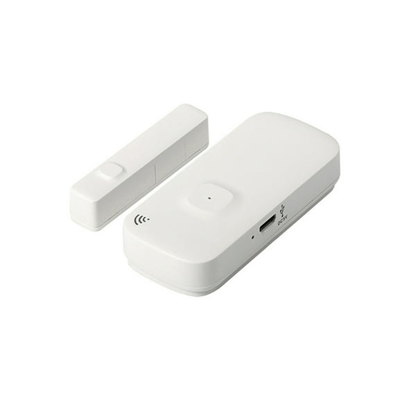 TFixolWIFI Door Sensor Tuya APP Control Door Window Opening Security Alarm Sensor Magnetic Switch Wireless Detector Compatible with Alexa Google Home IFTTT