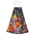 thumbnail image 2 of BZSMCE Hanging Hand Towels Fashion Fruit Fiesta Delight Pattern 2-Pack - Velcro Style Bathroom Kitchen Towels, 2 of 7