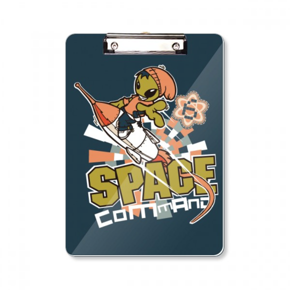 Universe And Alien Spacewalk Clipboard Folder Writing Pad Backing Plate A4