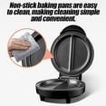 thumbnail image 3 of Dual-Zone Electric Omelette Maker, Electric Omelette Maker Machine, Omlet Maker ElectricNonstick, Non Stick Coating with Indicator Lights, 2 Individual 6.5" Omelets at Once, Quick & Easy, 3 of 6