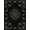 Black Gray, Pattern 1, variant on ODIKA 8'x10' Washable Area Rug Goth Moth Gothic Vintage Academia Border Traction Synthetic Boho Flowing Dynamic for Dining Room, Large Office, Lounge, Non-Slip Chair-Friendly Mat