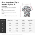 thumbnail image 5 of Kdxio Men's Hawaiian Shirt for Men Short Sleeve Shirt Disco Ball Cherry With Bow Summer Casual Holiday Beach Button Down T-Shirts, 5 of 5