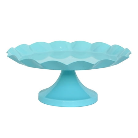 

1PC Iron Cake Stand Fruit Plate Dessert Tray Blue Table Decoration for Birthday Wedding Party (Size S)