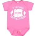 thumbnail image 3 of Inktastic It's My 1st Football Season Distressed Boys or Girls Baby Bodysuit, 3 of 5