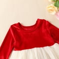 thumbnail image 4 of Okbabeha Valentine's Day Outfits 6 12 18 24Months 3t 4t 4t 5t Toddler Baby Girl Heart Long Sleeve Tutu Tulle Princess Party Dress, 4 of 7