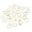 Gold-color, variant on WINDLAND 28pcs Heart Waving Rings Set With Rhinestones for Fashionable Women Wear