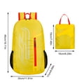 thumbnail image 3 of KVPLBQFD Waterproof Backpack for Women Womens Laptop Backpack Nylon Backpack Backpacks for Teens Backpack with Charger Backpacks Bulk Work Bags, Yellow One Size, 3 of 4