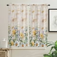 thumbnail image 3 of Flower Daisy Lavender Eucalyptus Plant Curtain Home Decoration Living Room Short Curtains Window Treatments For Kitchen Bedroom, 3 of 6