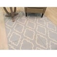thumbnail image 2 of EORC DM94BL Handmade Wool Reversible Modern Moroccan Kilim Rug, 8' x 10', Blue, 2 of 2