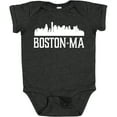 thumbnail image 3 of Inktastic Boston Massachussetts Skyline City Silhouette Boys or Girls Baby Bodysuit, 3 of 5