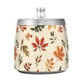 thumbnail image 7 of Yayeee Ashtray with Lid for Cigarette Smokeless Stainless Steel Home Ash Holder, Yellow Autumn Leaves, 7 of 7