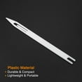 thumbnail image 3 of Uxcell 1# Plastic Netting Needle Shuttles Fishing Repair Mend Tool, White 5 Pack, 3 of 5