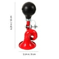 thumbnail image 3 of OULII 1Set Loud Air Horn for Bicycles with Snail Shape 16x8cm, 3 of 4