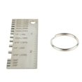 thumbnail image 4 of Stainless Steel Wire / Metal Plate Thick-Ness Gauge Welding Gage Measuring Ruler, 4 of 10