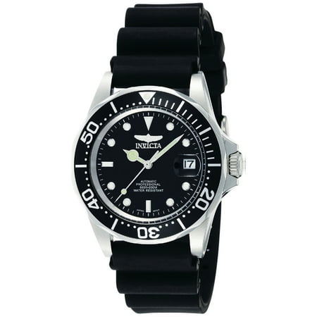 Black Rubber Watch - Men's Men Automatic Pro Diver S2 9110 Black Rubber Automatic Watch