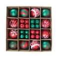 thumbnail image 2 of 40 Pieces Of Christmas Ball Ornaments Christmas Tree Decoration Holiday Wedding Party Decoration, 2 of 3