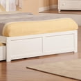 thumbnail image 2 of Leo & Lacey Mission King Wood Platform Bed & Storage Drawers in White, 2 of 3