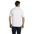 thumbnail image 2 of Hanes Polo en Jersey pour Hommes en Mélange de Coton, 2TG, Blanc, 2 of 6
