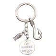 thumbnail image 3 of Toddmomy 1Set Fathers Day Keyrings Cute Key Chain Style for Dad Graduation Present, 3 of 8