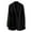 Black M, variant on Women Suit Coat Lapel Long Sleeve Double Breasted Suit Jacket with Pockets Solid Color Loose Fit Office Lady Coat Workwear