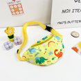 thumbnail image 4 of Bolso de pecho para niños, bandolera de un solo hombro con estampado de dinosaurio de dibujos animados bonitos MFZFUKR CPB-US-XD2233-1, 4 of 5