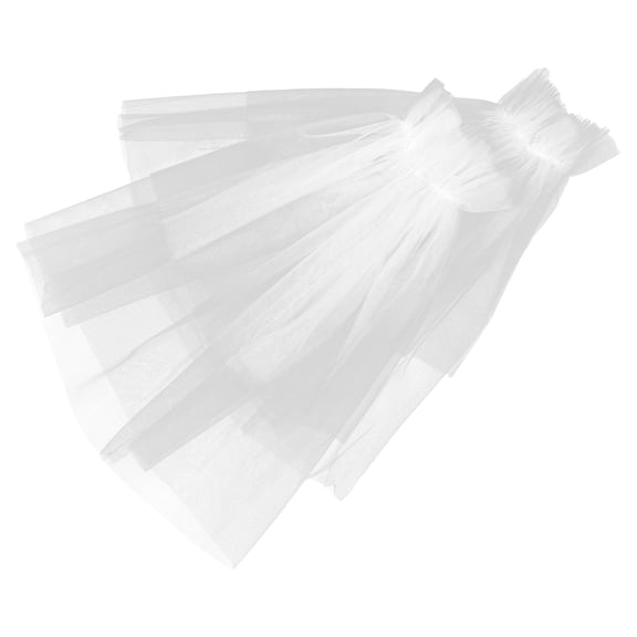RENACLIPY 1 Pair White Minimalist Detachable Tulle Sleeves for Women, Perfect for Birthday, Tea Party, and Casual Wear