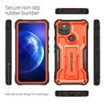 thumbnail image 7 of ExoGuard For Google Pixel 5 Case, Phone Case with Screen Protector and Kickstand (Orange), 7 of 7