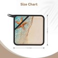 thumbnail image 3 of Sikiie Starfish On The Sand Beach Pot Holders Kitchen Insulation Mats Heat Resistant Pot-Holder Oven Anti-Scald Pads for Cooking Baking, 7.1*7.1inch, 3 of 8