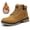 Brown, variant on Mens Womens Snow Boots Warm Fur Lined Ankle Booties Hiking Trekking Trail Climbing Shoes Lace Up Anti-Slip Waterproof Working Outdoor Backpacking Boots