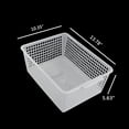 thumbnail image 2 of Qskely Grands Bacs de Rangement en Plastique, Ensemble de 3, Transparent, 2 of 7