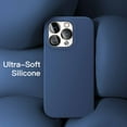 thumbnail image 5 of JETech [3 in 1] Silicone Case for iPhone 14 Pro 6.1-Inch, with 2-Pack Screen Protector and 2-Pack Camera Lens Protector, Full Coverage Tempered Glass Film, Shockproof Phone Cover (Cobalt Blue), 5 of 7