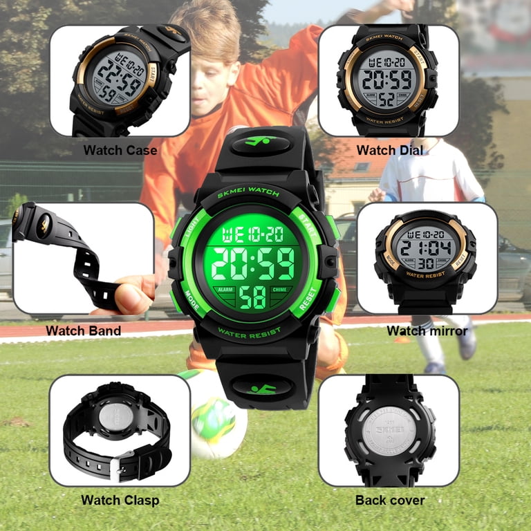 SKMEI Kids Digital Sport Watch with LED Light photo 5