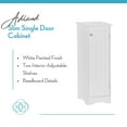 thumbnail image 5 of RiverRidge Ashland 1-Door Slim Bathroom and Laundry Storage Cabinet with Shelves - White, 5 of 11