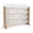 thumbnail image 1 of Humble Crew Tot Tutors SuperSized Toy Storage Organizer with 16 Storage Bins, Grey, 1 of 5