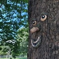 thumbnail image 2 of Tree-Face Decor Outdoor, Old Man Tree Hugger Bark Ghost Face Facial Features Tree Peeker Decoration Statue for Outdoor Funny Yard Garden Art for Easter Creative Props ", 2 of 8