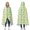 LightYellow Green Dinosaurs, variant on Wearable Blanket,LightYellow Green Dinosaurs Silhouettes Pattern Hooded Wearable Flannel Blanket for Adults & Teens,Winter Poncho Shawl Wrap Cape Cozy Anti-Pill,50"x60"
