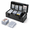 N300-Black, variant on Toploaders Storbox For 3" X 4" 35pt Rigid Cards Trading & Sports Graded Rating With 7 Diy Sponge Partitions (holds 600+ M600-silv