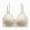White Bra for Women, variant on Breathable Everyday Bras Wireless Lift and Support Push-Up Bra Secure Fit Bra for Women Plus Size Armpit Fat Control Bra Cleavage Bra Seamless Soft Cup Bra Bralette Khaki XL