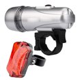 thumbnail image 1 of Waterproof Front Back Light Set Tail light Road Mountain Bike Rear Light Lamp Cycling Lantern Flashlight LED Torch red and silver, 1 of 1