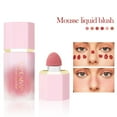 thumbnail image 2 of Liquid Blush Gel Long Lasting Facial Blush Rouge With Sponge for Eye Shadow Face, 2 of 6