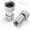 Silver,2pcs, variant on Garden Hose to Pressure Washer Adapter, 3/4” GHT to 1/4” Quick Connect, Convert Water Hose to Power Washer Connector with Stainless Steel Construction for Car Wash, Nozzle and Sprayer Attachment