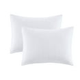 thumbnail image 3 of Mainstays 11-Piece Bed in a Bag Comforter Set with Sheets, White Seersucker, Full, 3 of 11