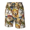 thumbnail image 4 of Pofeuu Watercolor Dogs Prin Men's Swim Trunks Quick Dry Bathing Suit Swimming Board Shorts Mesh Lining Beach Swimwear-XX-Large, 4 of 6