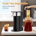 thumbnail image 5 of Iced Coffee Tea Maker with Reusable Filter Basket 3 QT Pitcher Iced Tea and Coffee Machine, Tea Makers For Iced Tea, Lattes, Lemonade and Flavored Water, 5 of 9