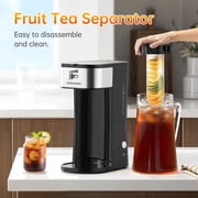 Iced Tea Machine with Reusable Filter Basket 3QT